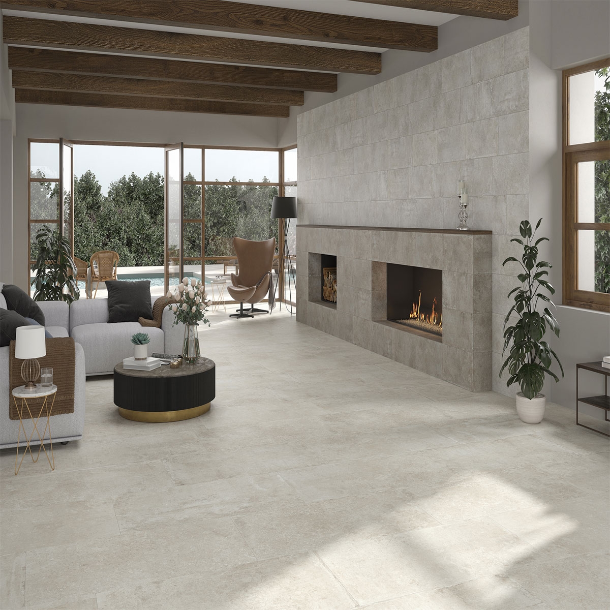 Interior with Etienne Ivory flooring 60x120 (Box 1.44m2)
