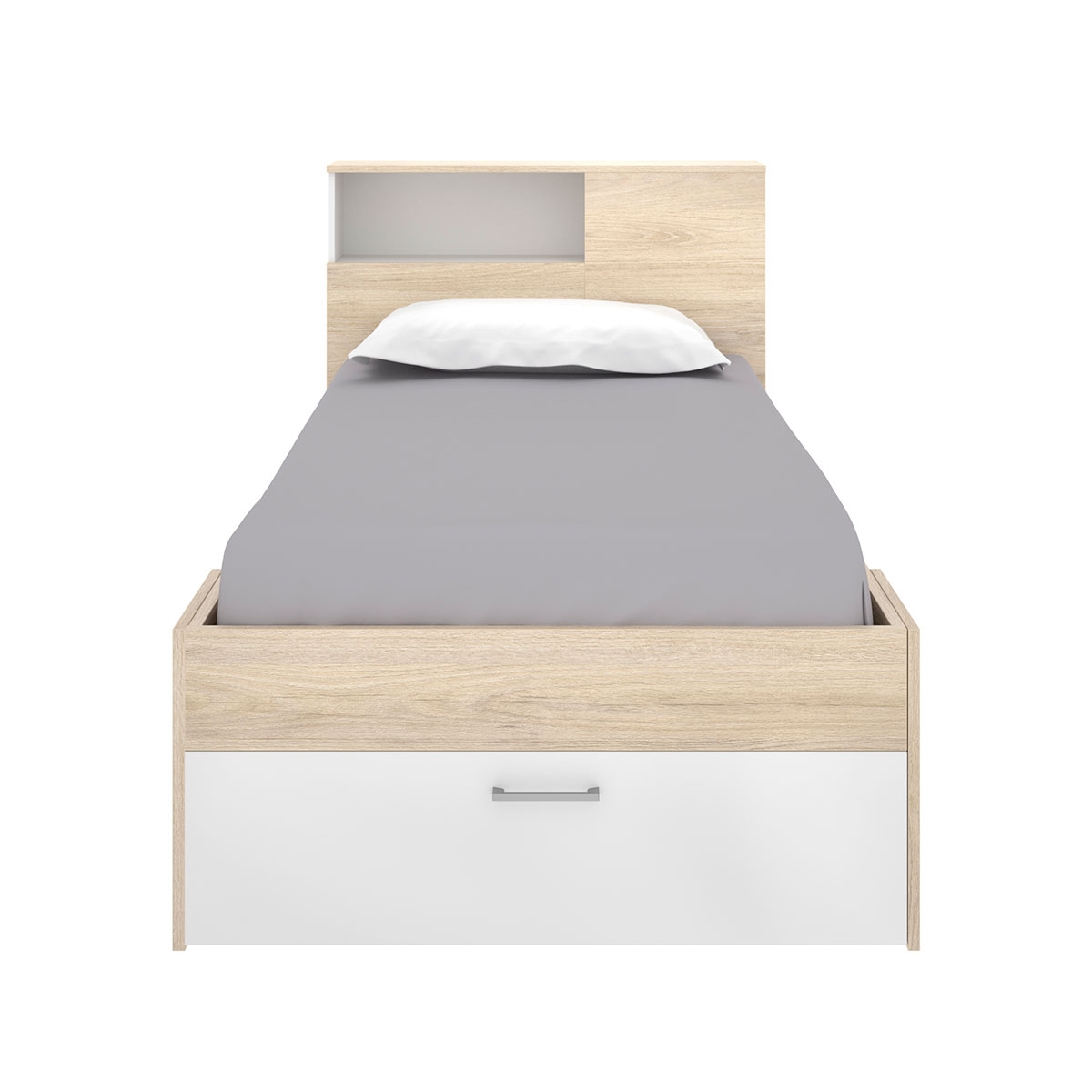 Cama Compacta Lanka 90x190 Natural - 3