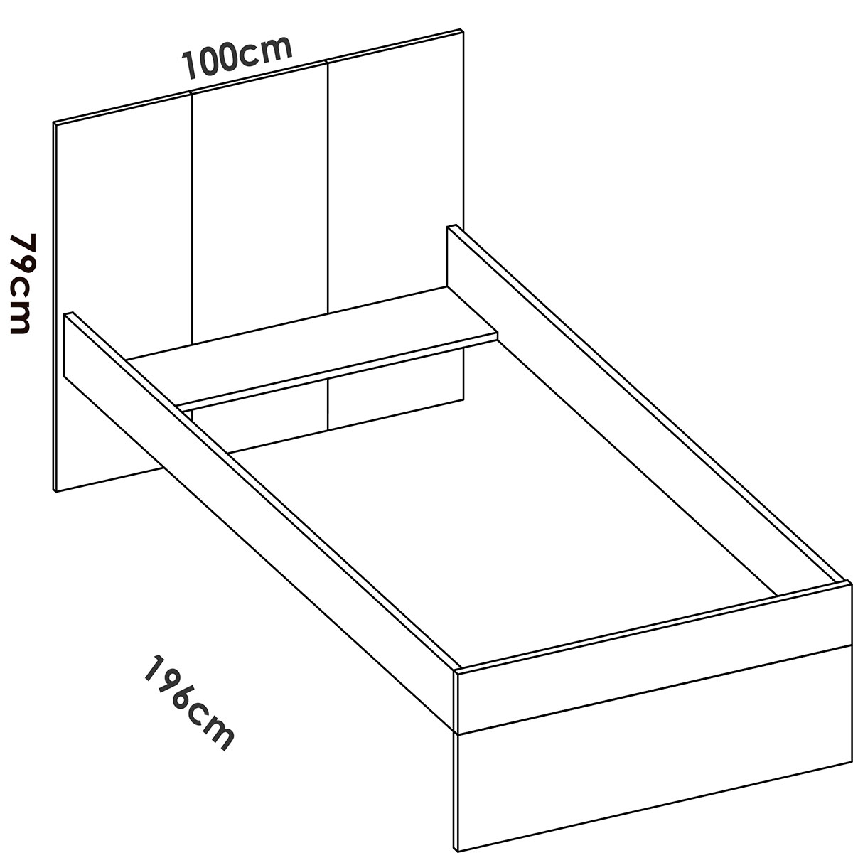 Medidas de Cama Dina 90x190