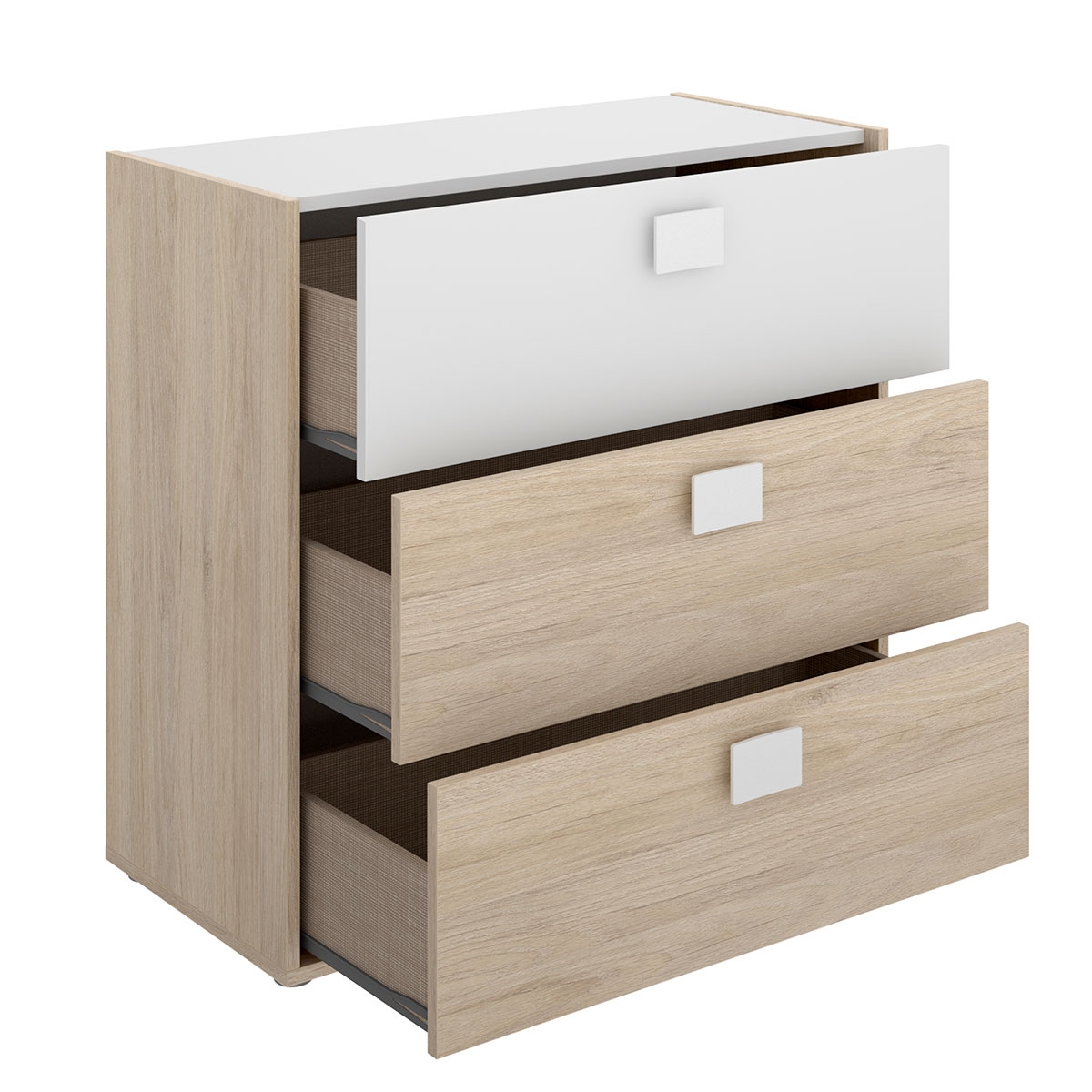 Lit Dina 4 + Commode 3 tiroirs - 2