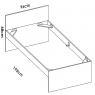 Top Bed Medidas 90x190 Branco