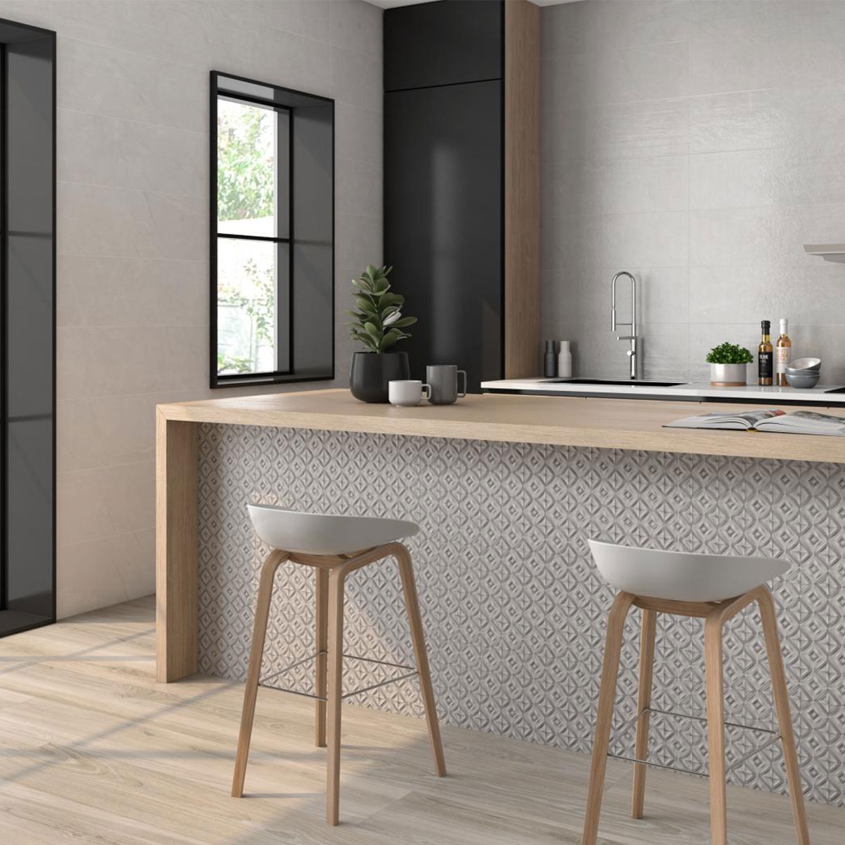 Intérieur avec revêtement ES Kediri Neutral 30x90