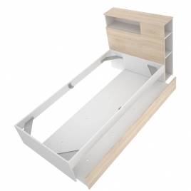 Kopf + Zehn Ring 90x190 + Natürlicher/Weißer Widerstand