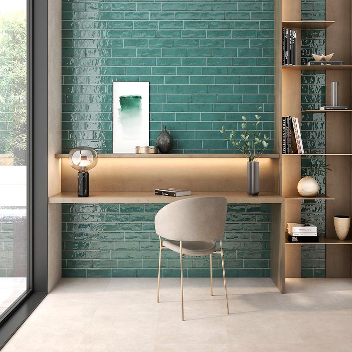 Chambre avec Eleganza Beige Sol antidérapant 60x60