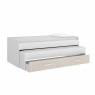 Pema Compact Bed White/Slatted