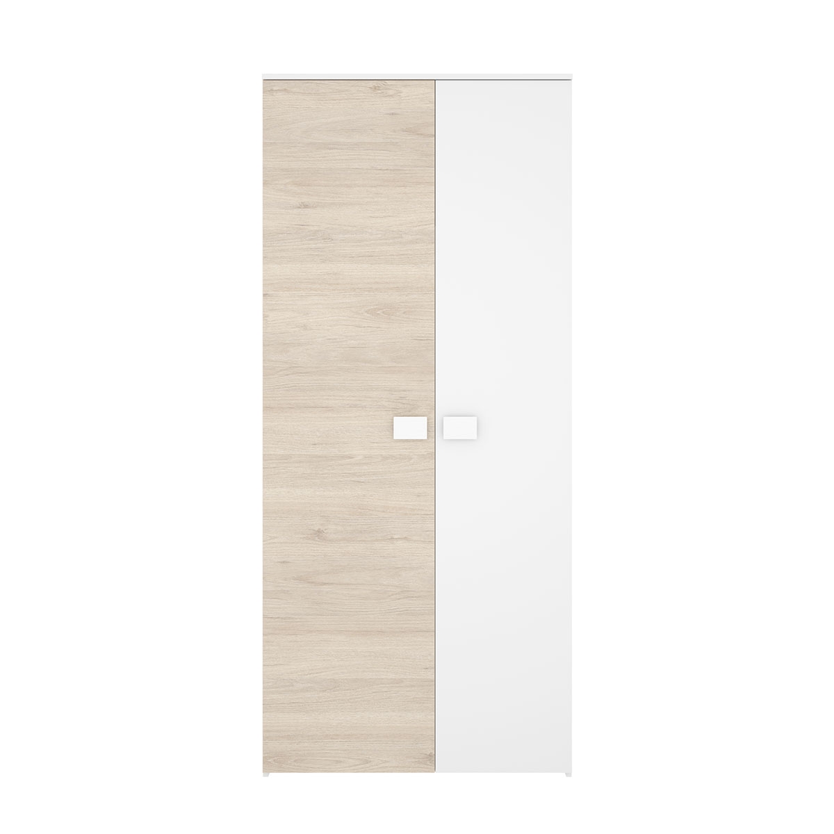 2 Türen Dina White/Natural Garderobe – 2