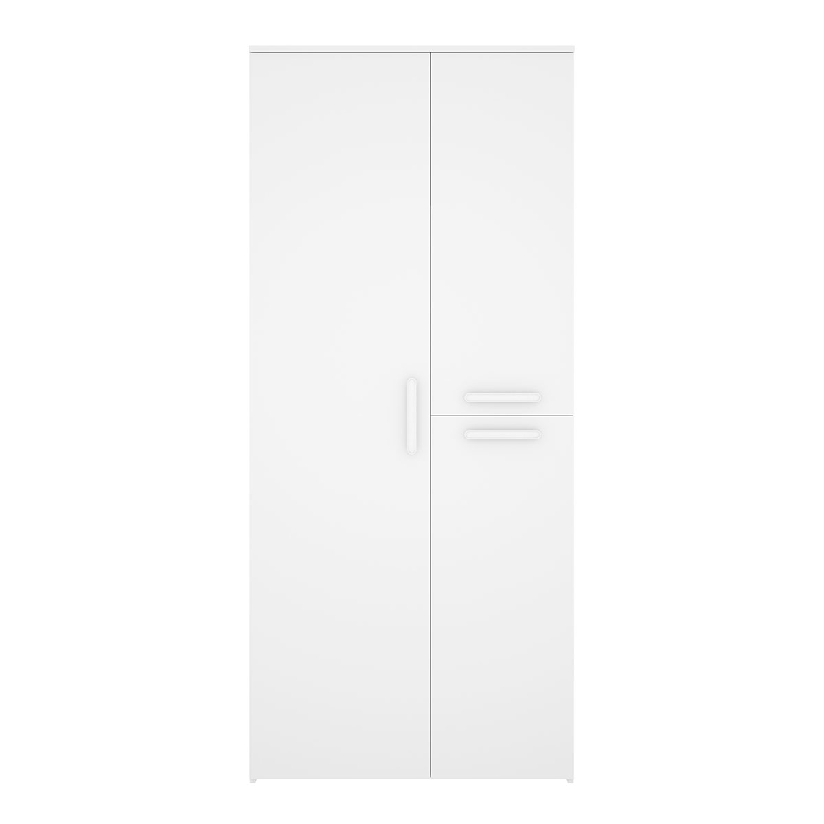 Leka 3 Door White Wardrobe - 2