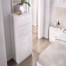 Ambiance avec Xifonier Lago 5 Tiroirs Blanc