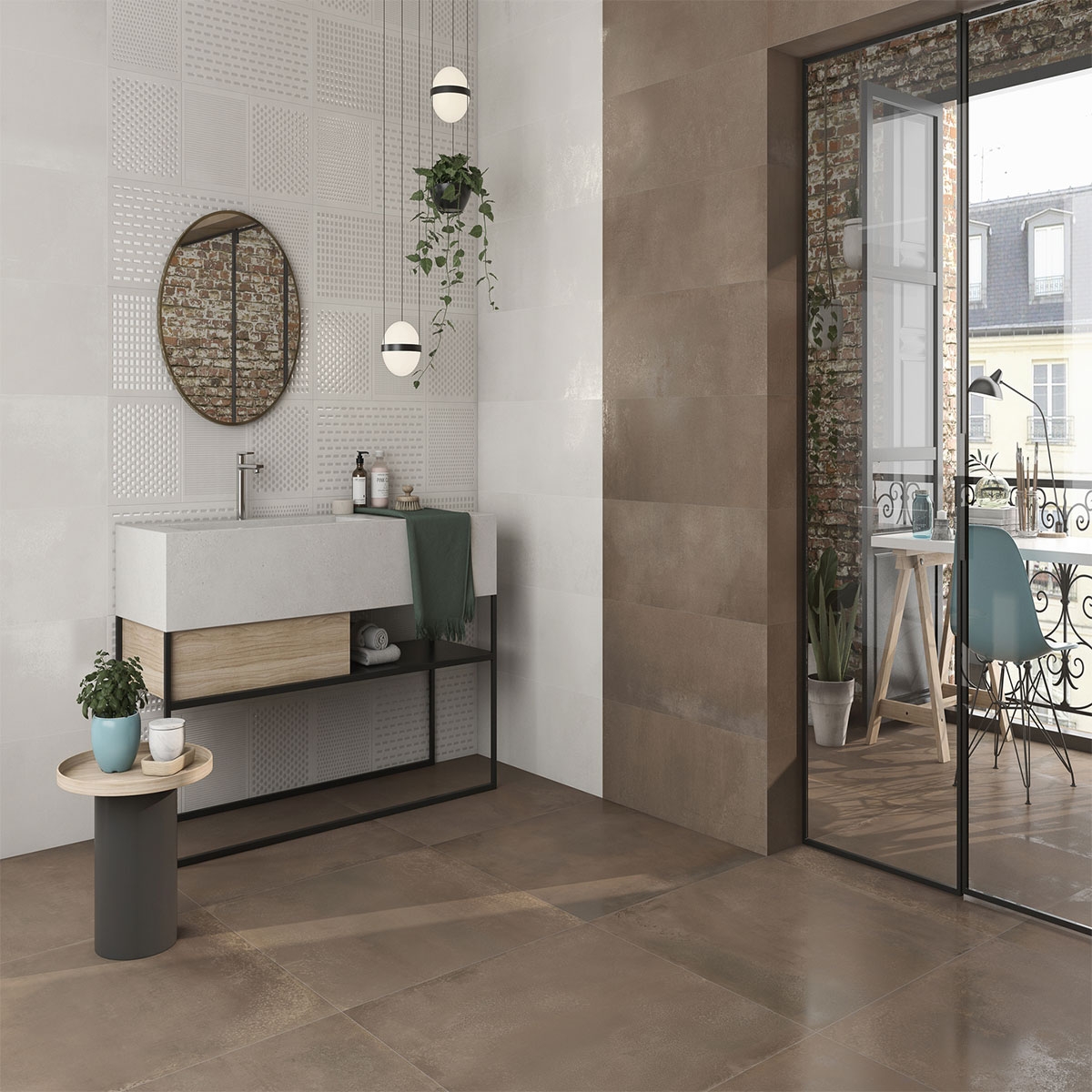 Baño con revestimiento Gravity Lancer Nickel 30x90