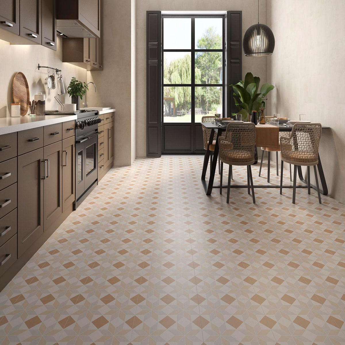 Intérieur avec revêtement Eleganza Beige 33,3x100