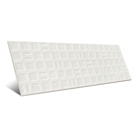 Foto de Gravel Square White 40x120 (Caja 1.44m2)