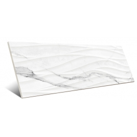 Foto de Calacata White Relieve Crest 30x90 (Caja 1.35m2)