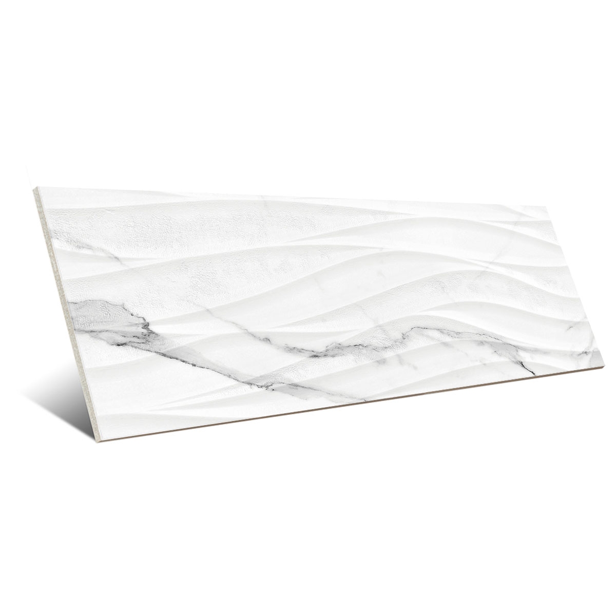 Calacata White Relief Crest 30x90 (Box 1.35m2)