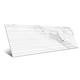 Calacata White Relieve Cowan 30x90 (Caja 1.35m2)