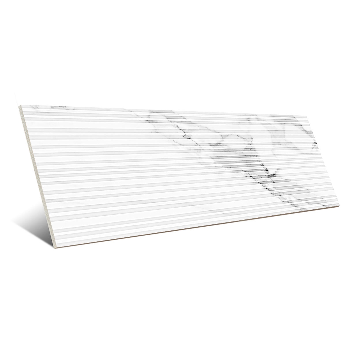 Calacata White Relief Cowan 30x90 (Box 1,35m²)