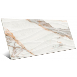 Calacata Gold Relief Lazio 30x90 (Caixa 1.35m2)