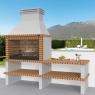 Ambience with Barbecue with Nisa Yellow-Brown Countertop