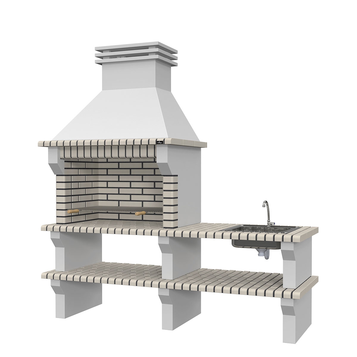 with worktops, sink and faucet Viana Blanco