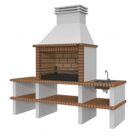 Barbecue with 2 Countertops, Sink and Faucet Nisa Templar-Brown