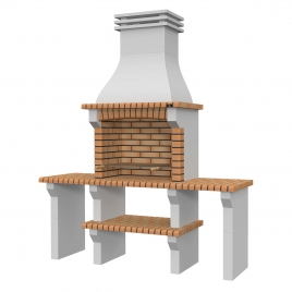 Barbecue avec 2 Comptoirs Fafe Yellow