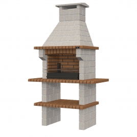 Barbecue with mini countertops Braga Templar