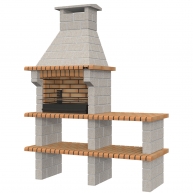 Braga Yellow Barbecue with Countertops