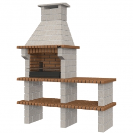 Barbecue avec plans de travail Braga Templar