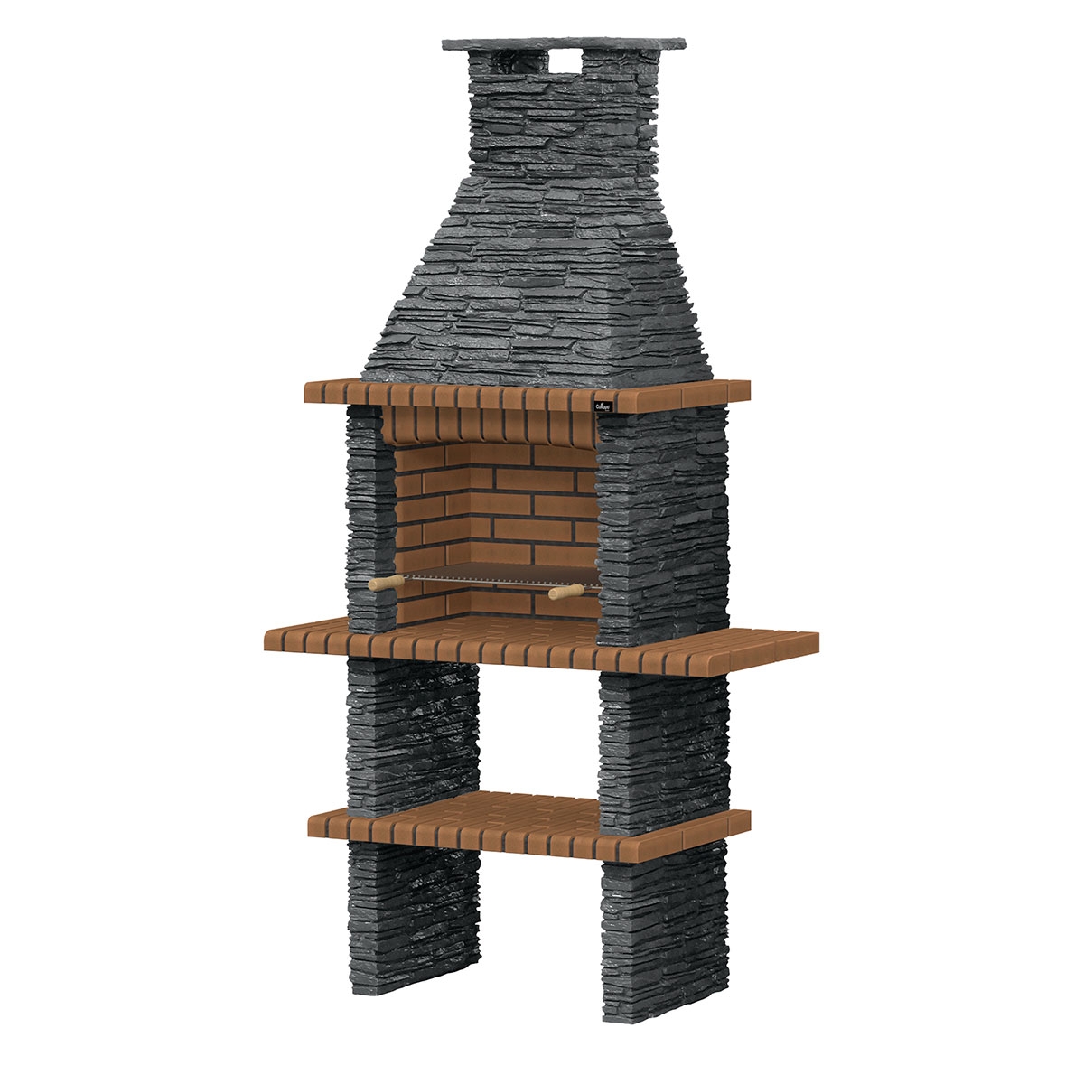 Barbecue with Mini Countertops Piódão Templar