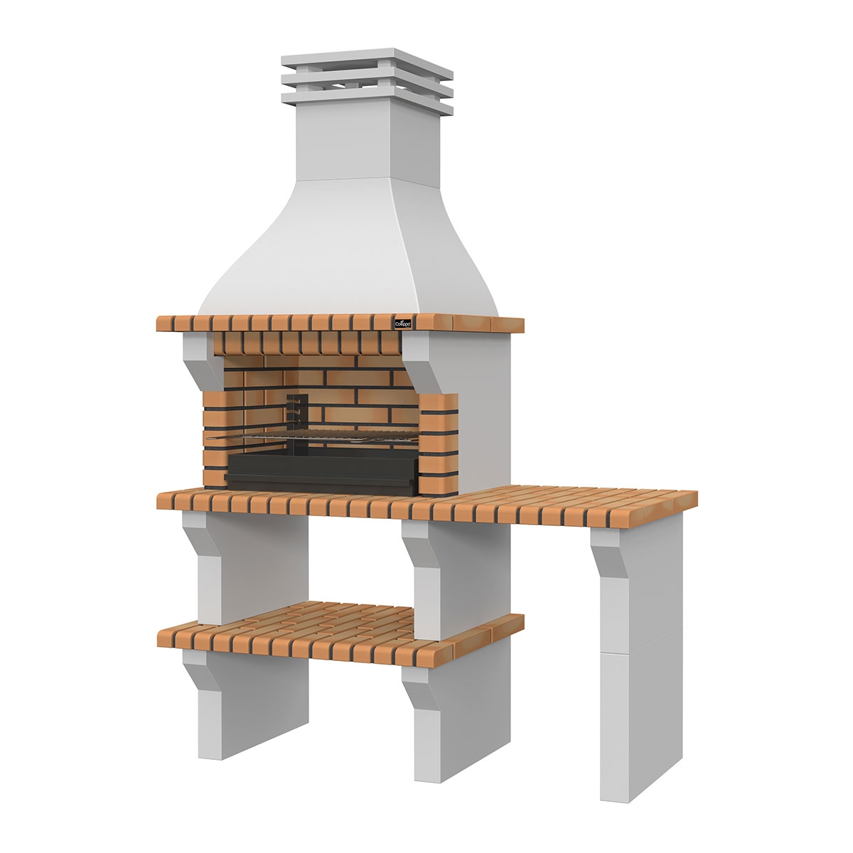 Barcelos Yellow Barbecue mit Arbeitsplatte