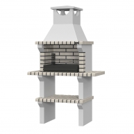 Barbecue with mini countertops Vagos White