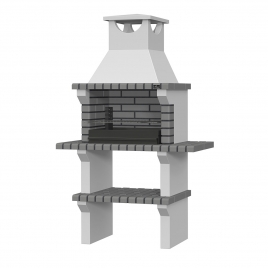 Barbecue with mini countertops Vagos Gray