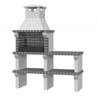 Barbecue with Vagos Gray countertops