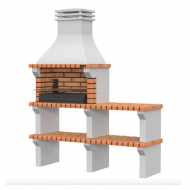 Barbecue avec plan de travail Faro Jaune