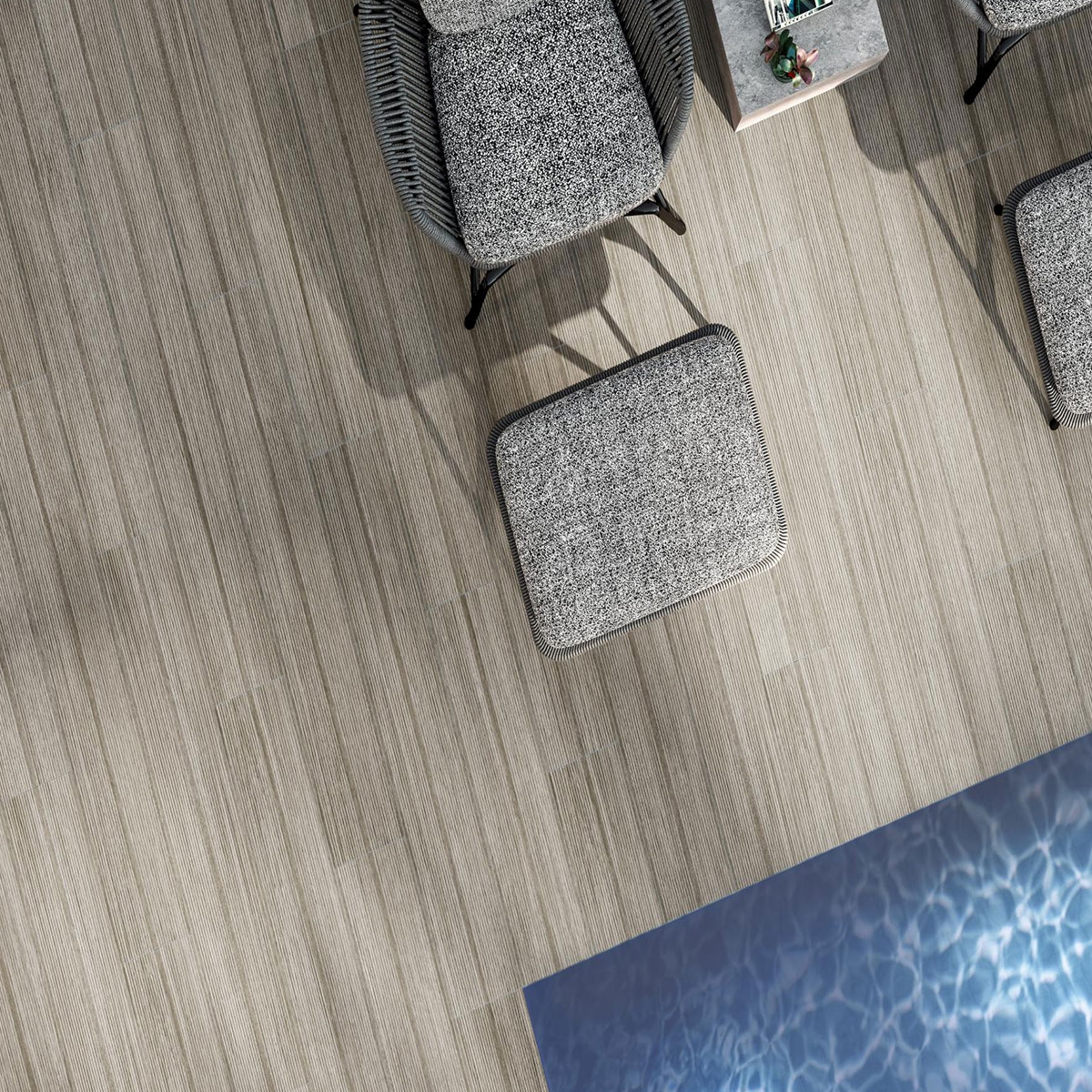 Exterior with Tavira Grey Non-slip pavement 20x120