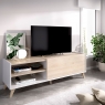 Ness White/Natural Ambient mit niedrigem TV-Schrank – 2