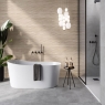 Baño con revestimiento Nera Relieve Abeto 30x90