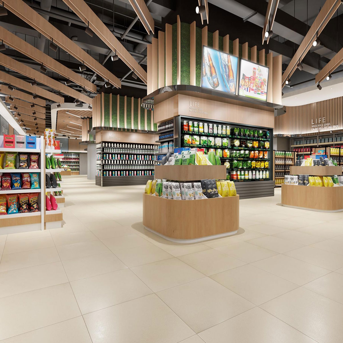 Interior with SV Hierro flooring 60x60