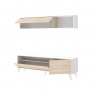 Bonn Compact Tv Room Blanc/Naturel - 2