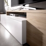 Ambiente con Salón Tv Compact Elle Glossy/Natural White - 5