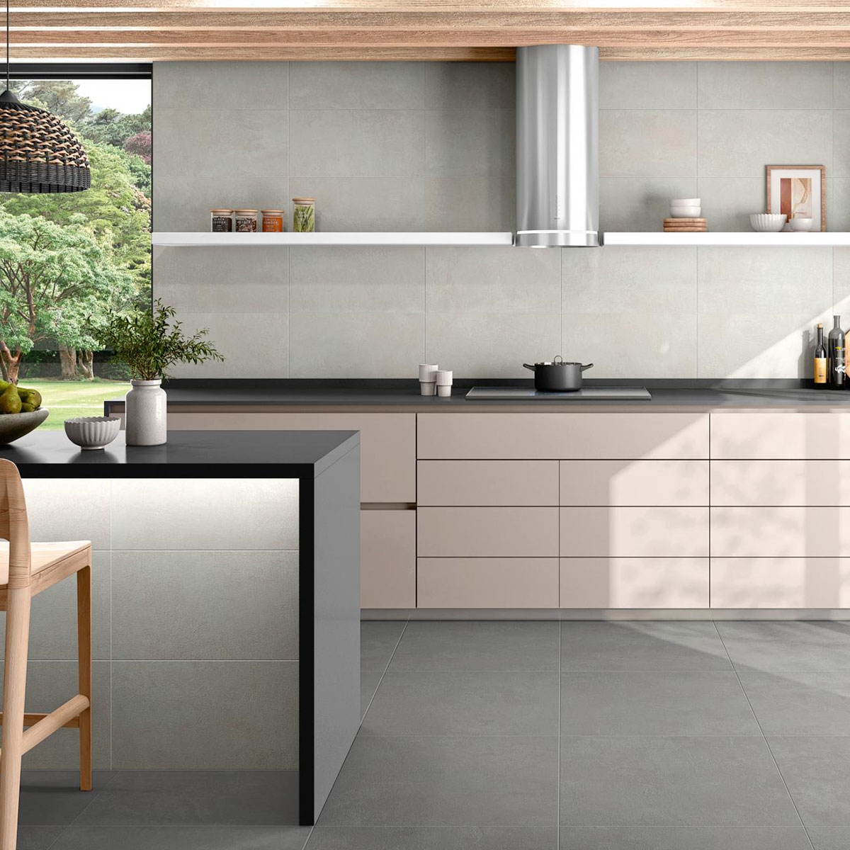 Interior with AT Basic Silver coating 60x120