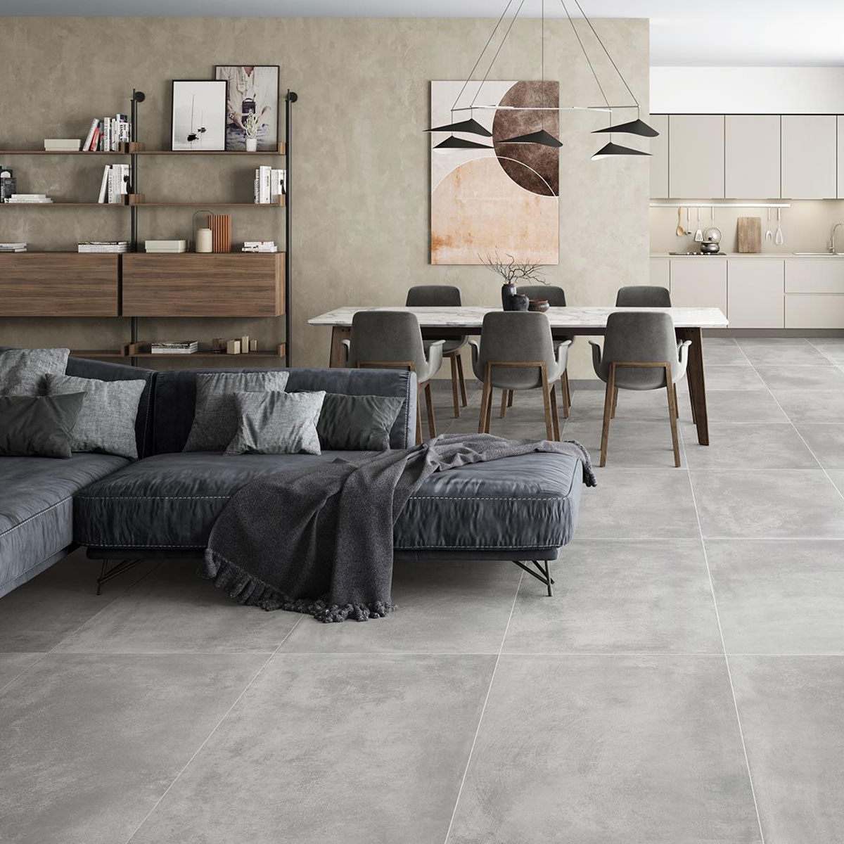 Innenraum mit Boden AT Elite Gray 60x60