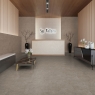 Interior con pavimento Light Stone Grey 60x60-1