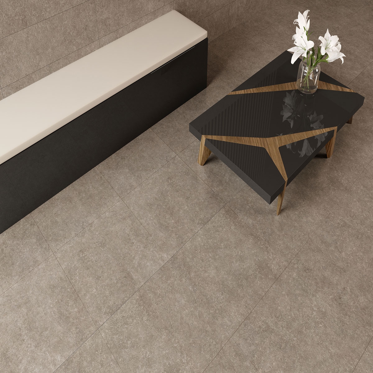 Light Stone Grey stone imitation pavement 60x60