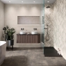 Bathroom with Vita Relief Sand coating 30x90