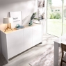 Room with 3 Door Sideboard Kloe White/Natural