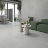Interior con pavimento Gravel Grey 60x120