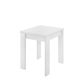 Bok Table d’appoint blanche 77-79x67.1-134.2x67.1