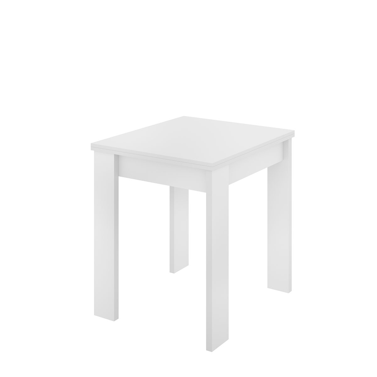 Bok Table d’appoint blanche 77-79x67.1-134.2x67.1