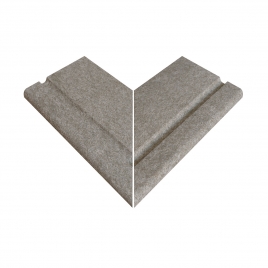 Exterior Corner 665 Serena Nero 62.6x62.6x2.6 (Price per piece)