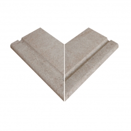 Foto de Canto Exterior 665 Serena Grigio 62.6x62.6x2.6 (Preço por peça)